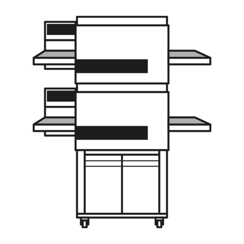 Moretti Forni T65E2SC Conveyor Oven, Electric