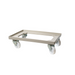 AMPTO CA6040 Dough Box Dolly with Casters. Fit 23-5/8'' x 15-3/4'' boxes