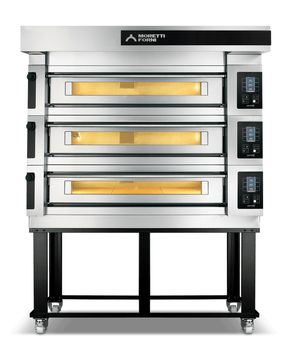 Moretti Forni S1403S03 Pizza Bake Oven, Deck-Type, Electric S140E3