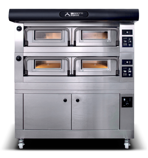 Moretti Forni P120B02S Pizza Bake Oven, Deck-Type, Electric P120E B2