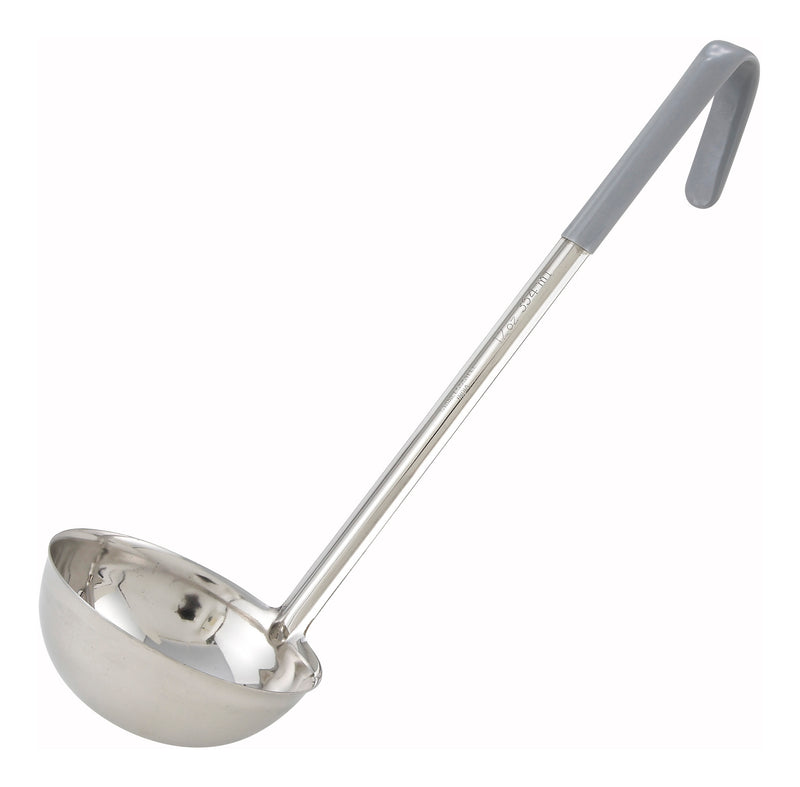 Winco, LDC-12, Ladle, Serving, Gray, Stainless Steel