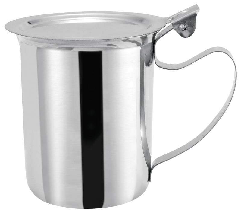 Winco, SCT-10F, Creamer, Metal, 10 Oz., Stainless Steel
