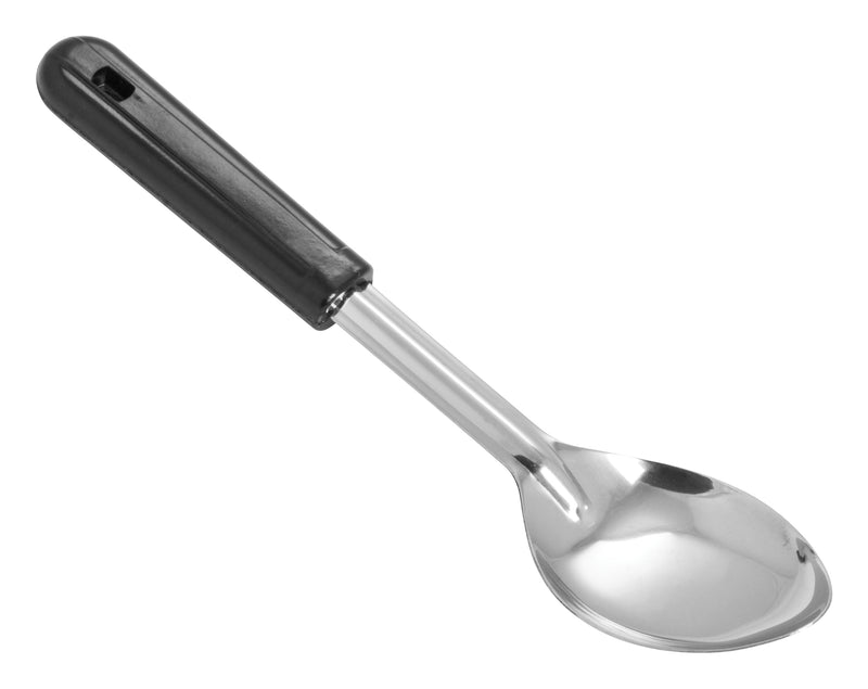 Winco, BSOB-11, Serving Spoon, Solid, Black, Stainless Steel