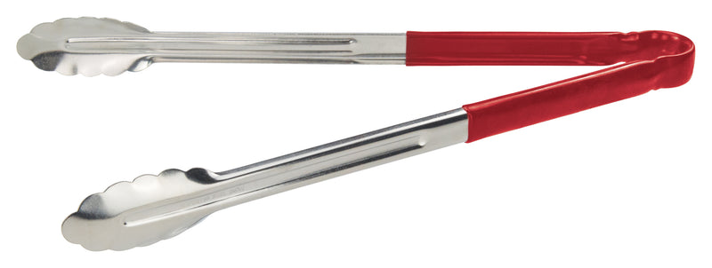 Winco, UT-16HP-R, Tongs, Utility, 15.62" L, Plastic