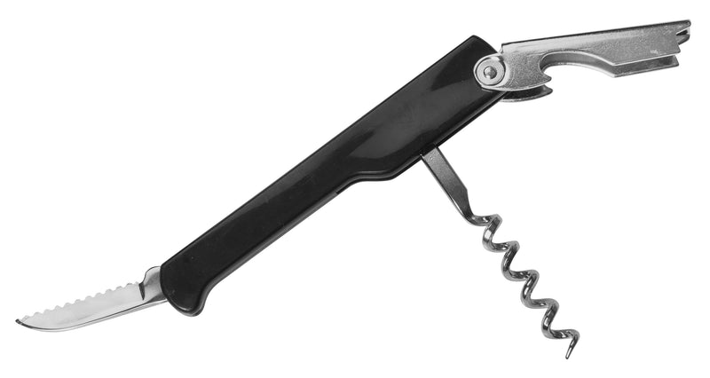 Winco, CO-512, Corkscrew, Black, Made In Italy