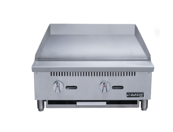 Dukers USA, DCGMA24, Griddle With Two Burners