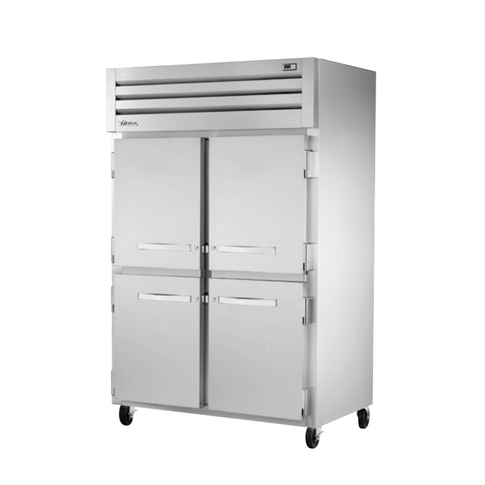True Manufacturing, STR2R-4HS-HC, Refrigerator, Reach-In, 115V, Two-Section, Stainless Steel Door