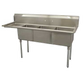 Serv-Ware, D3CWP1620L-18, Sink, (3) Three Compartment