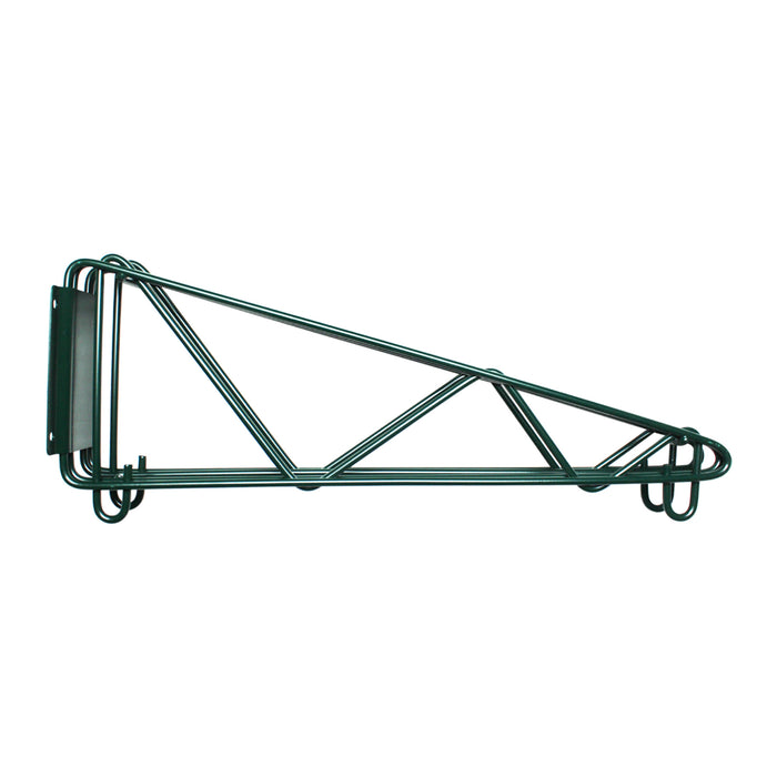Thunder Group, WBEP218, Shelving; Green Epoxy Double Wall Bracket