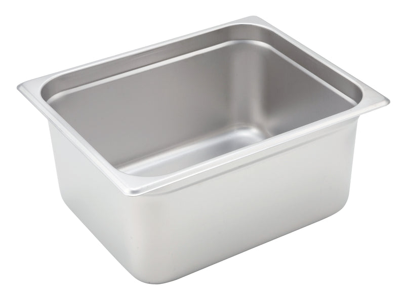 Winco, SPJH-206, Steam Table Pan, Stainless Steel, 1/2 Size