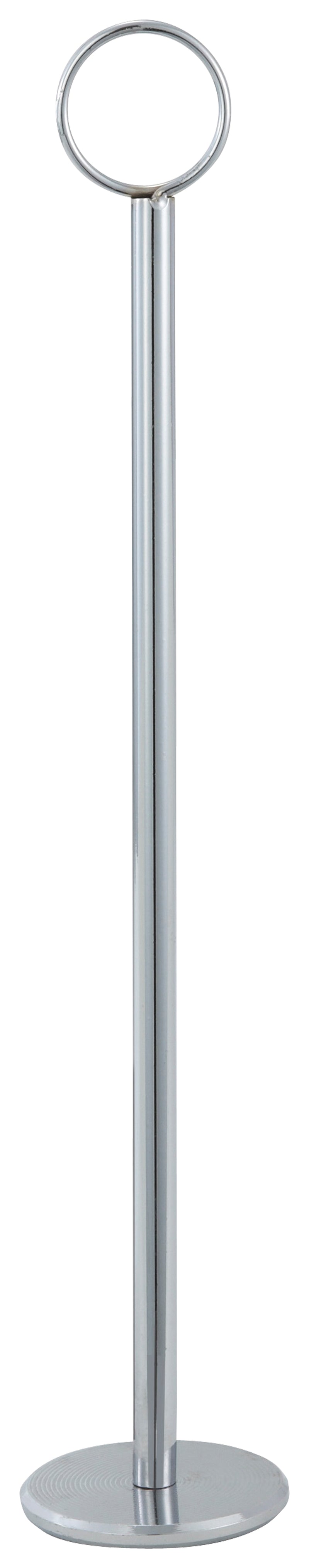 Winco, TBH-12, Menu Card Holder / Number Stand, Chrome-Plated, Steel