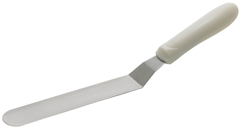 Winco, TWPO-7, Spatula, Baker's, Polypropylene, White, 8.12" L