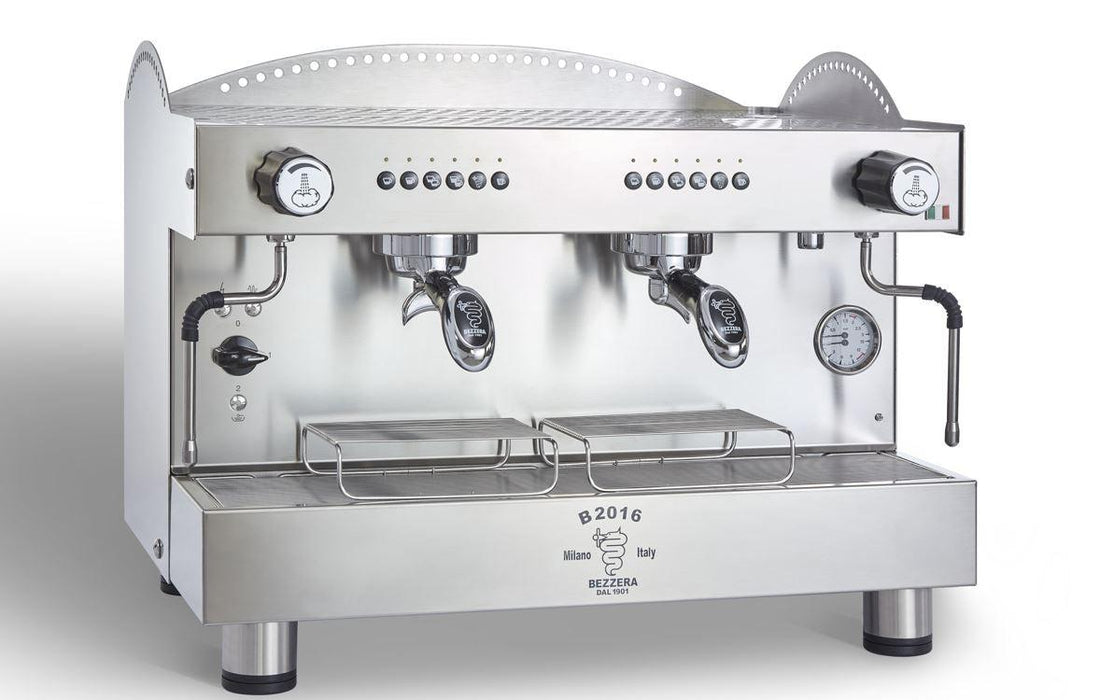 BEZZERA B2016DE2IS4E Espresso Machine 2 Gr - Automatic. UL/NSF. 220V