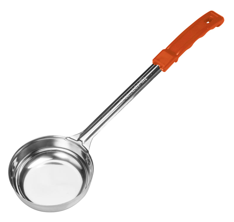 Winco, FPSN-8, Spoon, Portion Control, Solid, Orange, Stainless Steel