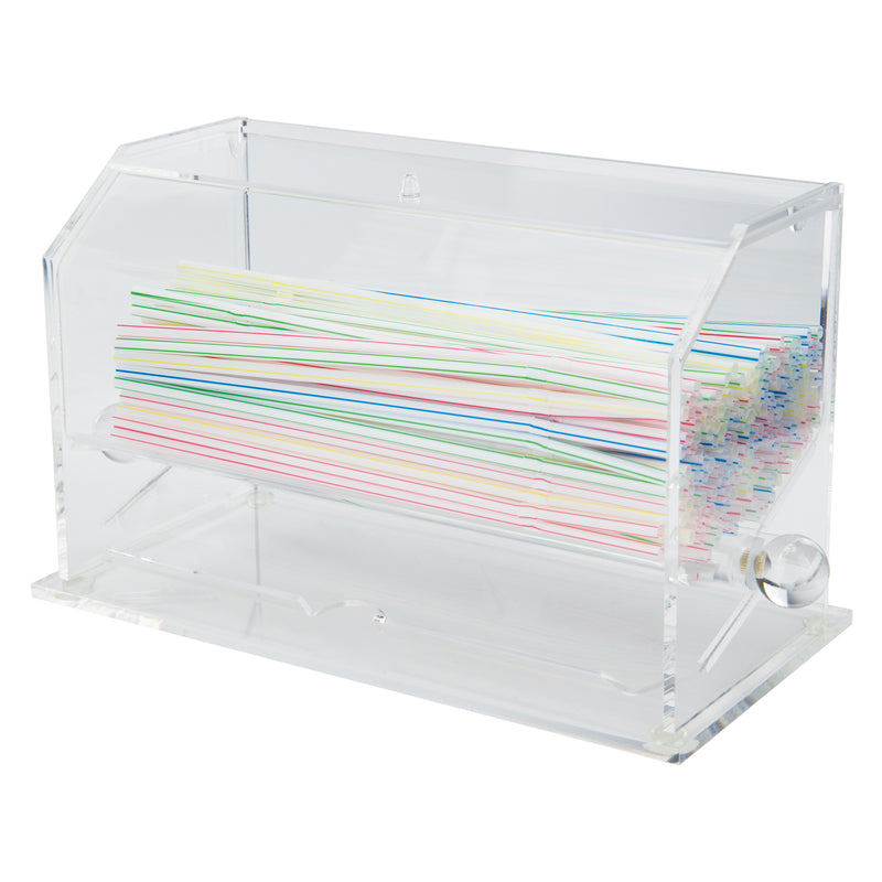Winco, ACSD-712, Straw Dispenser, Acrylic