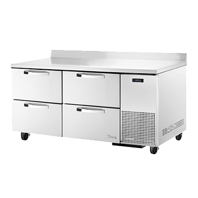 True Manufacturing, TWT-67D-4-HC~SPEC3, Refrigerated Counter, Work Top
