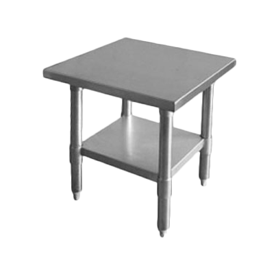 Thunder Group, SLWT42418F, Work Table,  12" - 21", Stainless Steel Top