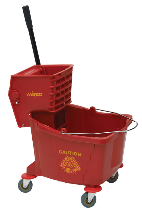 Winco, MPB-36R, Mop Bucket Wringer Combination