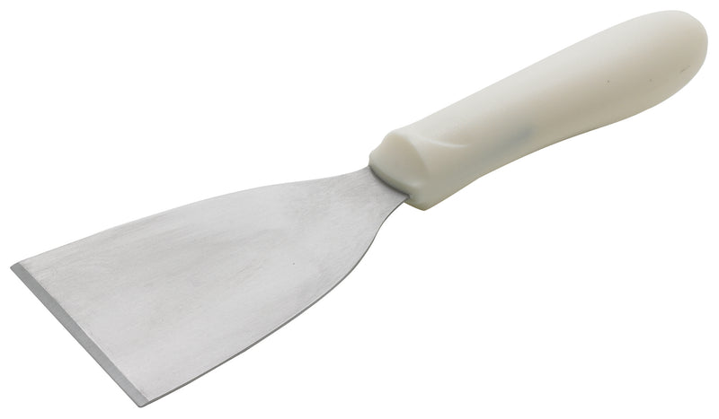 Winco, TWP-32, Grill Scraper, Polypropylene, White, Stainless Steel