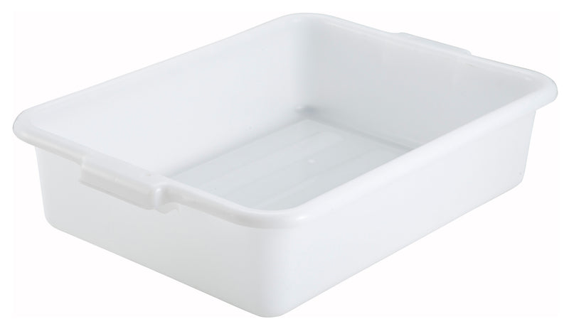 Winco, PL-5W, Bus Box / Tub, White, Polypropylene, 25.59" W
