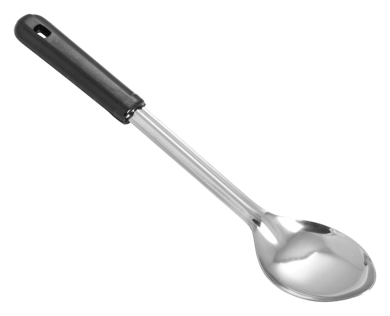 Winco, BSOB-13, Serving Spoon, Solid, Black, Stainless Steel