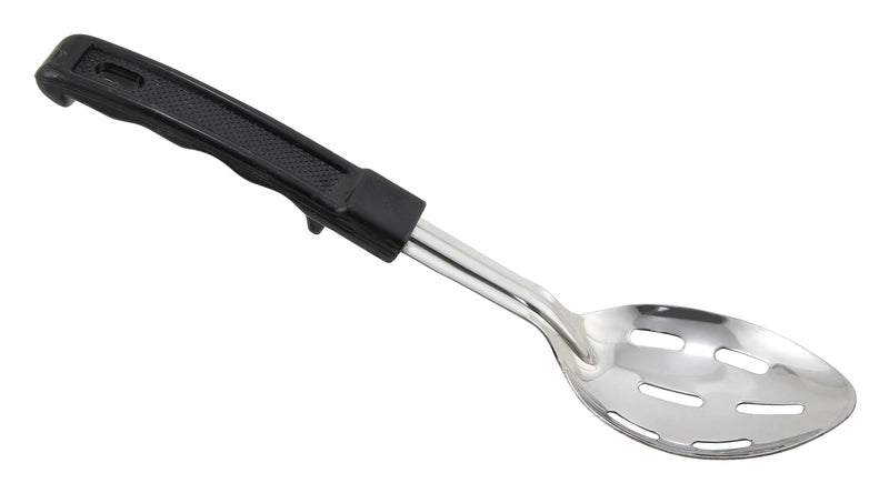 Winco, BHSN-11, Serving Spoon, Slotted, 11" L, Black, Plastic