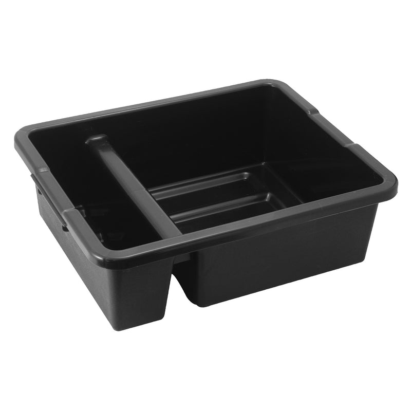 Winco, PLTC-7K, Bus Box / Tub, 21" L, Black, Polypropylene