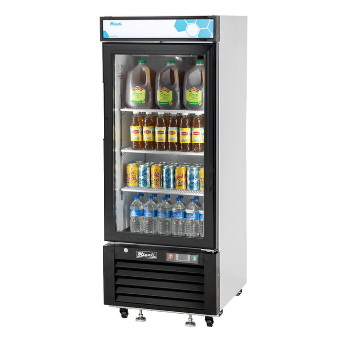 Migali, C-10RM-HC, Commercial Glass Door Refrigerator