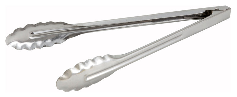 Winco, UT-12LT, Tongs, Utility, 3.25" L, Stainless Steel