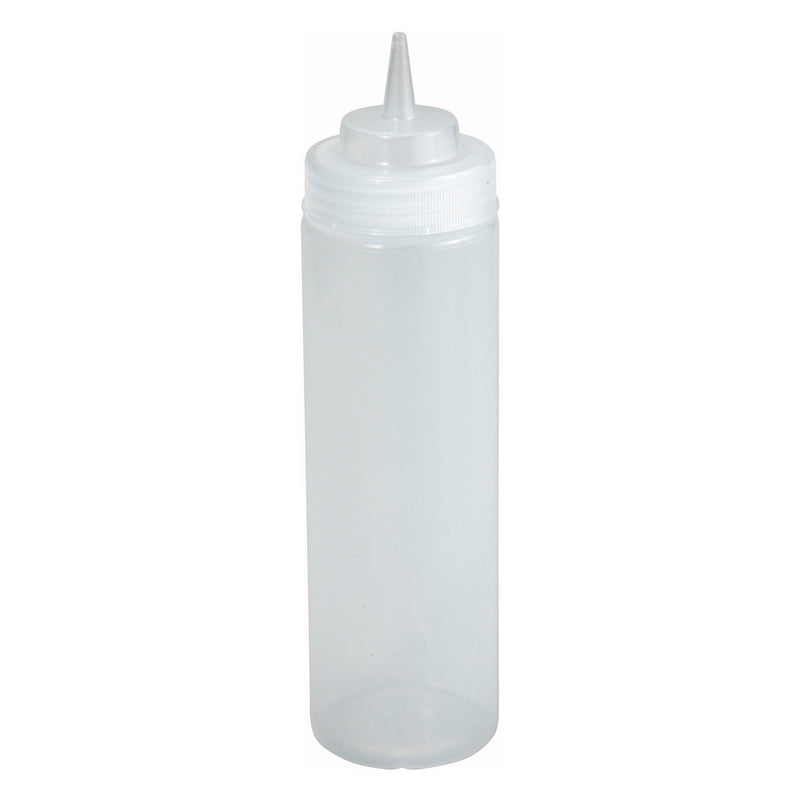 Winco, PSW-12, Squeeze Bottle, Wide Mouth, Plastic