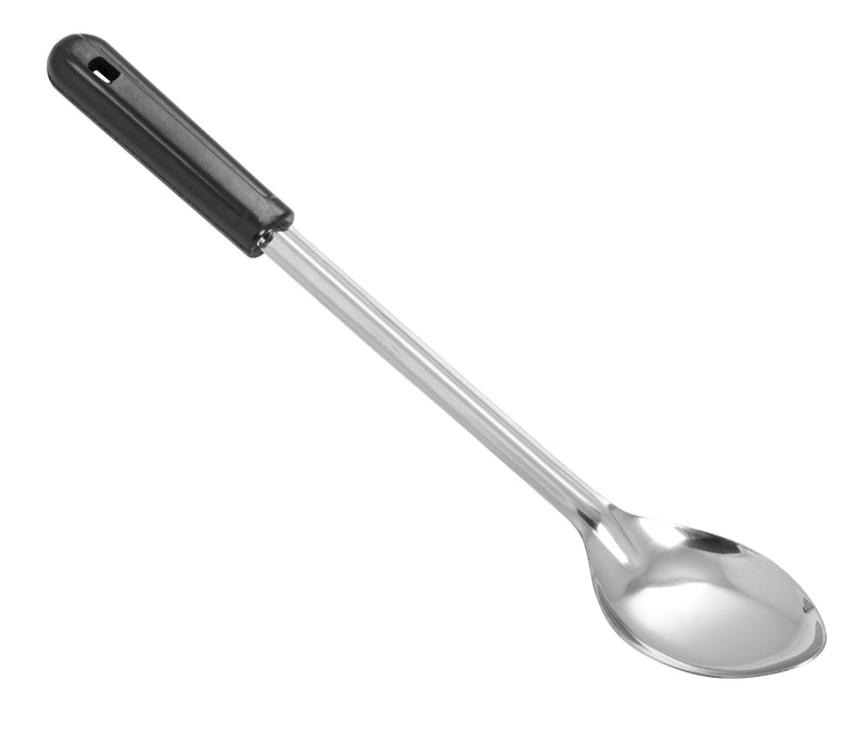Winco, BSOB-15, Serving Spoon, Solid, Black, Stainless Steel