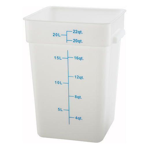 Winco, PESC-22, Square Food Storage Containers