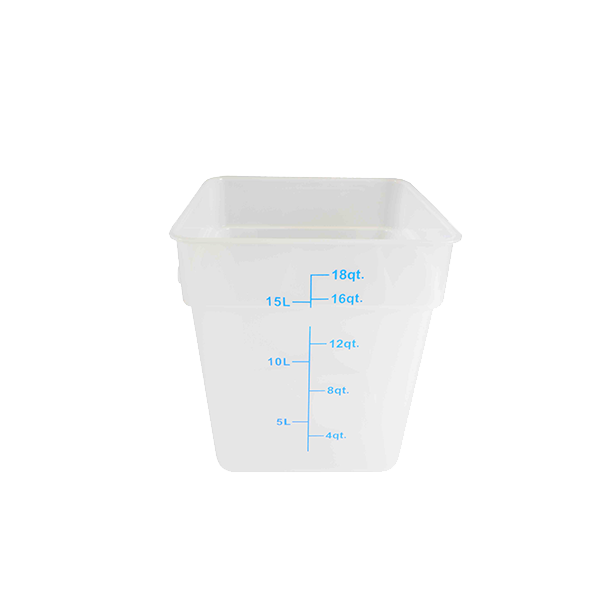 Thunder Group, PLSFT018TL, Food Preparation; Square Food Storage Container & Cover