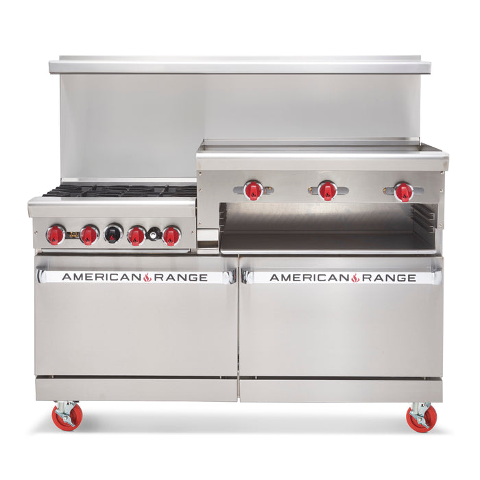 American Range, AR-4B-12RG, Range, 36" Restaurant, Gas