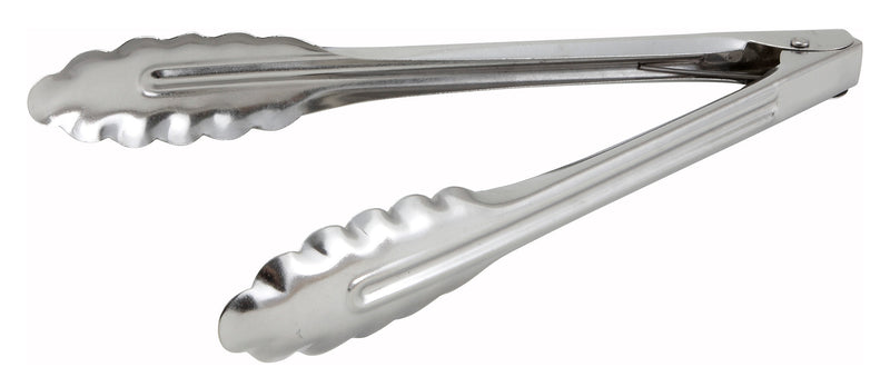 Winco, UT-9LT, Tongs, Utility, 3" L, Stainless Steel