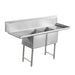 Serv-Ware, D1CWP1620-V, Sink, (2) Two Compartment