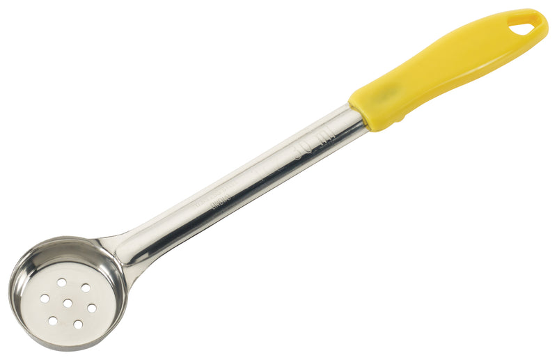Winco, FPP-1, Spoon, Portion Control, Yellow, Stainless Steel