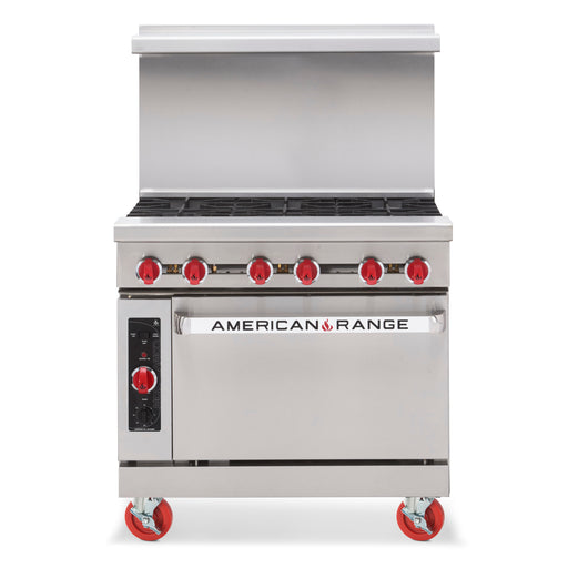 American Range, AR-6, Range, 36" Restaurant, Gas