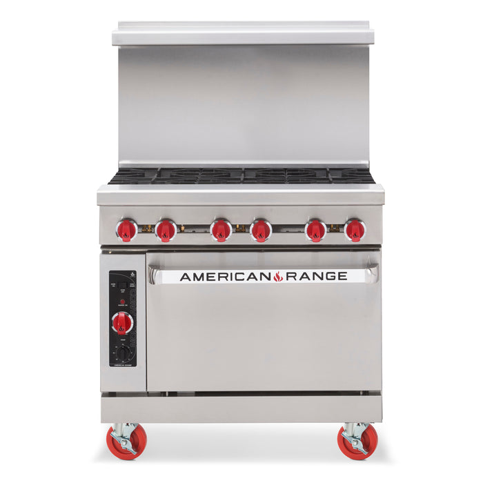 American Range, AR-6, Range, 36" Restaurant, Gas