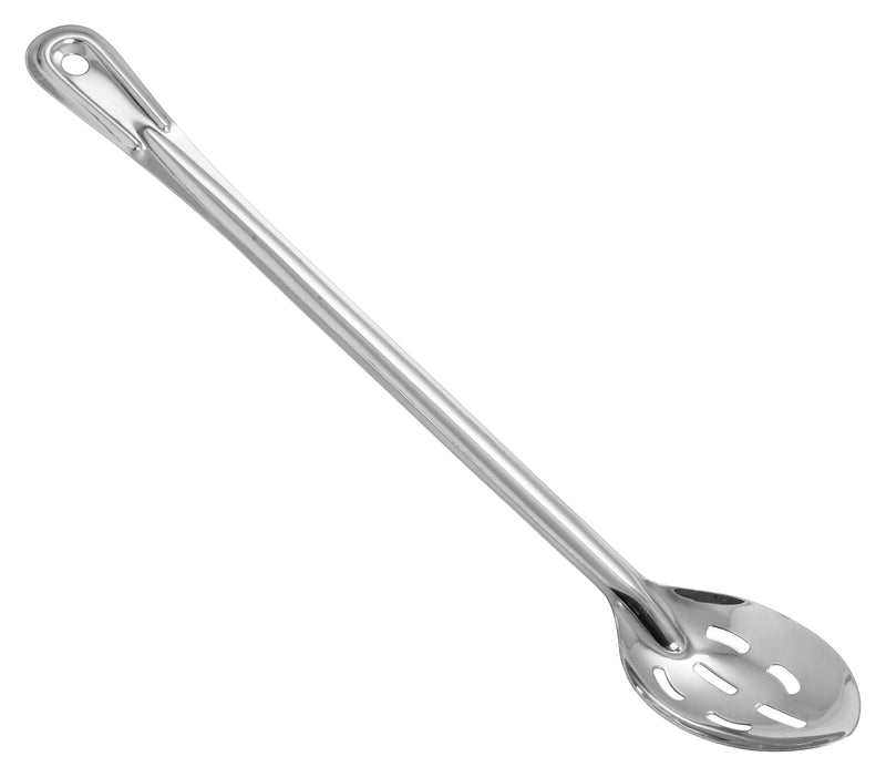 Winco, BSST-18, Serving Spoon, Slotted, Stainless Steel