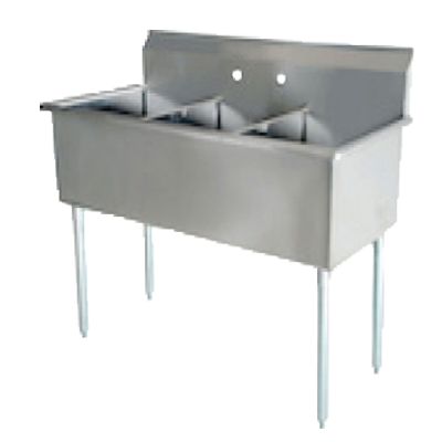 Serv-Ware, BS3-1221-V, Sink, (3) Three Compartment