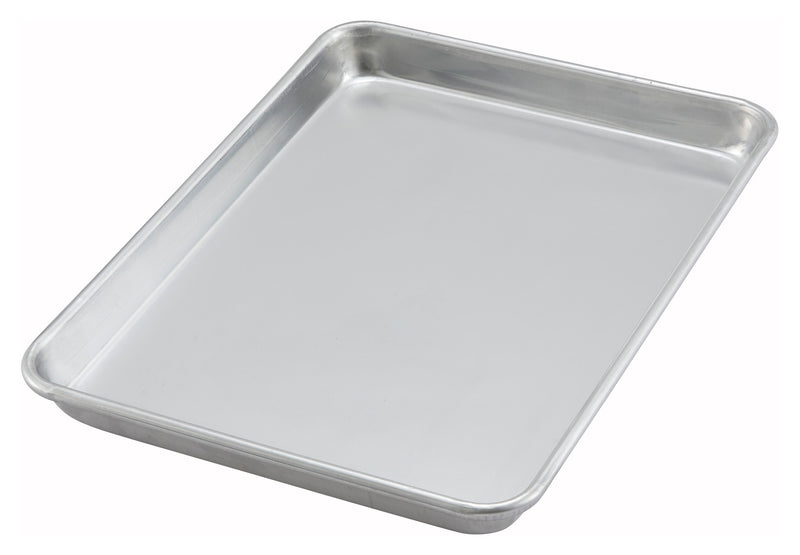 Winco, ALXP-1013, Bun / Sheet Pan, 1/4 Size, Aluminum