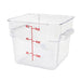 Thunder Group, PLSFT006PC, Food Preparation; Square Food Storage Container & Cover