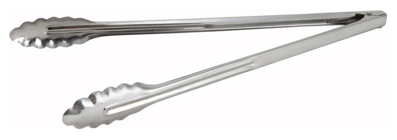 Winco, UT-16LT, Tongs, Utility, 3.31" L, Stainless Steel
