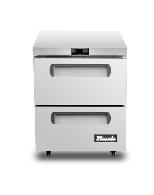 Migali, C-U27R-D-HC, Commercial Under-counter Work Top Refrigerator