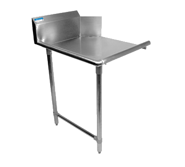 BK Resources, BKCDT-48-L-SS, Dishtable, Clean Straight