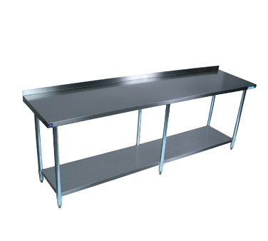 BK Resources, SVTR-9624, Work Table,  85" - 96", Stainless Steel Top