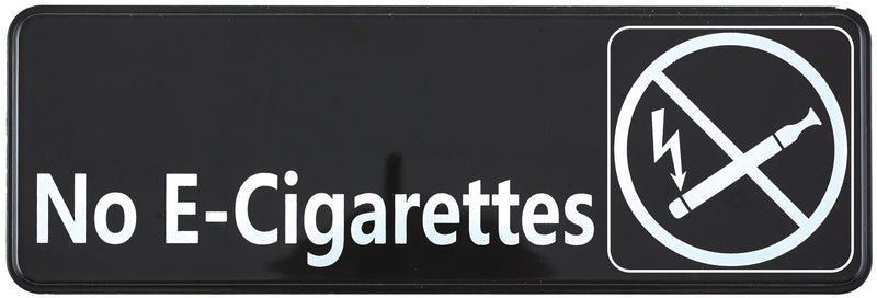 Winco, SGN-335, Sign, Compliance, 9" L, Black
