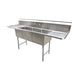 Serv-Ware, D3CWP1620-V, Sink, (3) Three Compartment