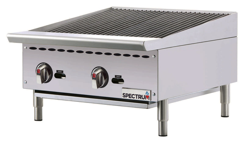 Winco, NGCB-24R, Charbroiler, Gas, Countertop, Natural Gas, 24" W